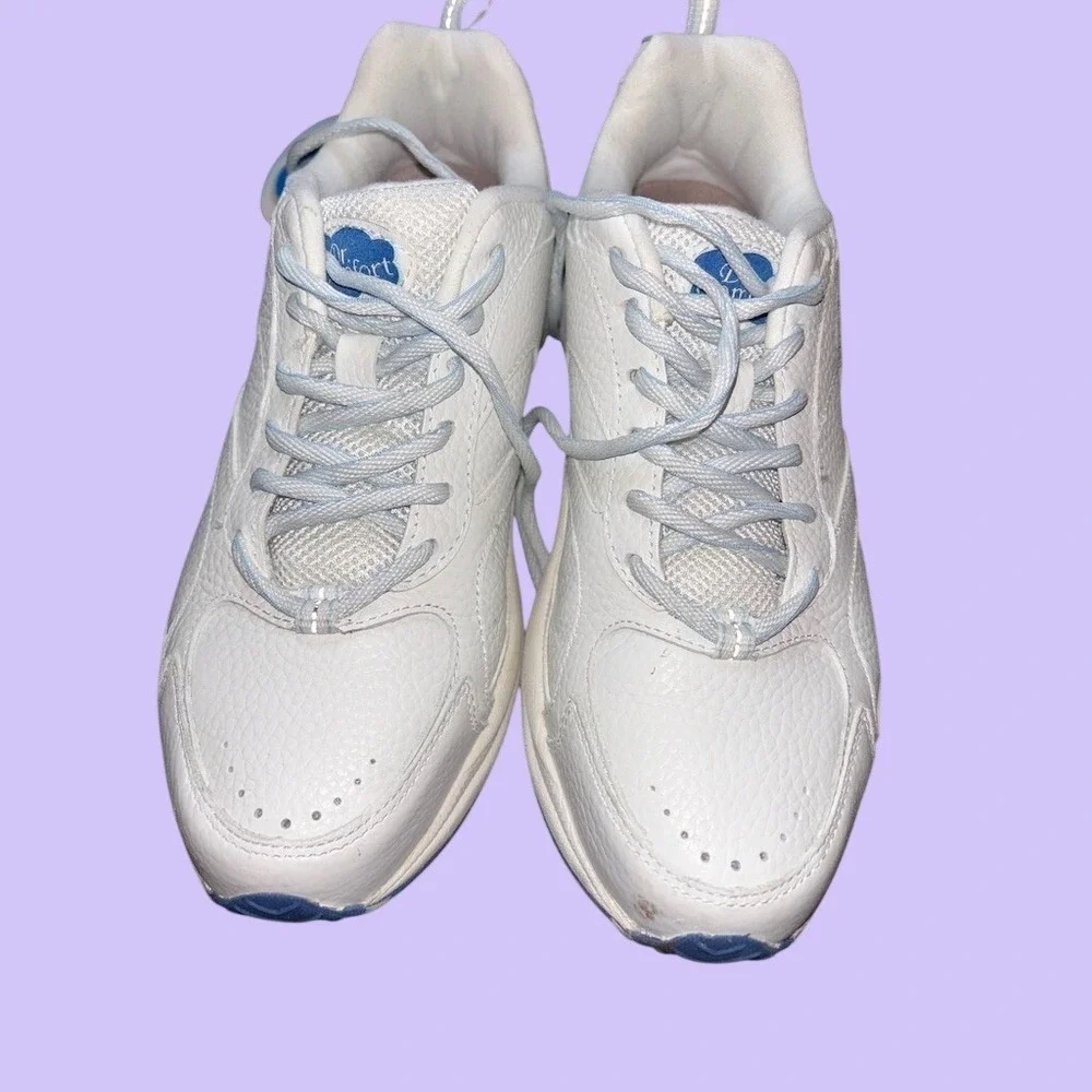 Dr. Comfort Spirit Plus Women's Walking Sneakers White Lace‎ Up Size 10 M